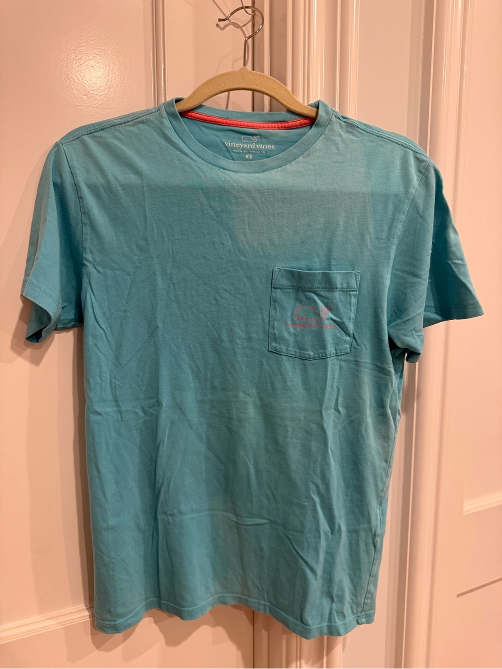 Vineyard Vines Short Sleeve Pocket Tee - Aqua